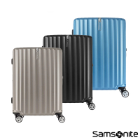 Samsonite 新秀麗 25吋 ENOW 可擴充PC防盜拉鍊避震輪前掛鉤行李箱(多色可選)
