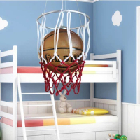 Basketball genuine special children's room lighting fixtures minoxidil Iron led modern minimalist living room chandelier ET20