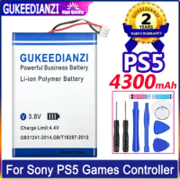 GUKEEDIANZI Replacement Battery PS5 (LIP1708) 4300mAh For Sony PS5 Controller For DualSense Game Controller Batteria + Tool