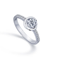 【彩糖鑽工坊】GIA 鑽石戒指 50分 PT950 白金鑽戒 求婚戒(天然鑽石)