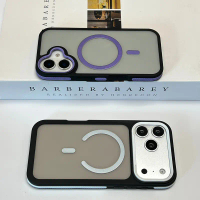 Sarung Magnetik Warna Dwi untuk iPhone 17, 15 Pro, 15 Pro Max, 16, 16 Pro Max, 16 Pro, 14 Pro Max, 1