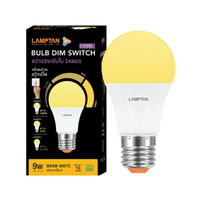 หลอดไฟ LED 9 วัตต์ Warm White รุ่น DIM SWITCH 3 STEPS E27