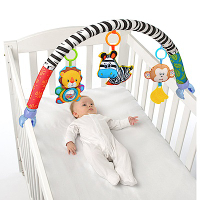 colorland 嬰兒車夾玩具多功能床夾 可愛動物玩偶吊飾