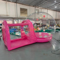 Newly Outdoor Balloons House Giant Clear Inflatable Crystal Kids Jumping Dome Bubble Tent Inflatable Bouncy House