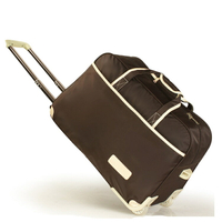 拉桿包 大容量出差男女旅行折疊收納袋整理袋帶輪手提布包帶拉桿包行李箱