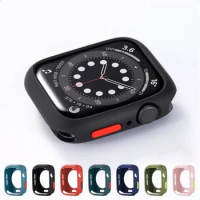 Candy Soft Silicone Case for Apple Watch Cover 9 8 7 6 Se 5 45mm 42mm 38 Protection Iwatch Serie 44mm 40mm 41mm Bumper for women