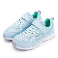【MOONSTAR 月星】童鞋簡約運動系列防水競速鞋(藍)