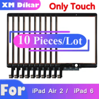10 Pcs NEW For iPad Air 2 iPad 6 A1566 A1567 Touch Screen Digitizer Front Glass Touch Panel Replacement Parts