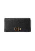 Salvatore Ferragamo Gancini Continental Wallet Black 726510