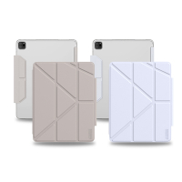 JTLEGEND 2024 iPad Pro 11吋 Ness Pro 相機快取多角度折疊防潑水布紋保護殼(適用M4版)