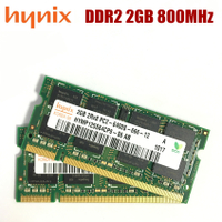 Hynix Chipset DDR2 2GB 2Rx8 PC2-6400S Laptoop RAM 2G 800MHz PC2 6400S โน้ตบุ๊คแล็ปท็อปหน่วยความจำ