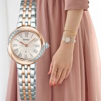 SEIKO 精工 LUKIA 鑽石羅馬女錶 母親節送禮首選-23mm(SSWA002J/4N30-00V0KS)_SK045