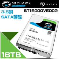 昌運監視器 Seagate希捷 SkyHawk監控鷹 (ST16000VE002) 16TB 3.5吋監控系統硬碟【APP下單跨店最高22%點數回饋】