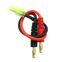 EL -2Y 4.2mm T Plug Male XT Plug 14AWG To 4mm Bullet Banana Charger Lead Suitable for B6/B6ACS Ilica Gel Wire Adapter Line 20cm