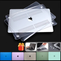 Laptop Case For MacBook Pro 13 Case 2020 M1 A2338 M2 Air 13.6 Touch ID Coque Macbook Air 13 Case Funda Pro 16 14 15 M3 2023 Capa