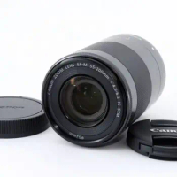 Canon EF-M 55-200mm f/4.5-6.3 IS STM Lens - Black - Bulk Pack For M1 M2 M3 M5 M10
