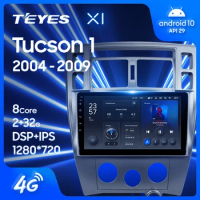 TEYES X1 For Hyundai Tucson 1 2004 - 2009 Car Radio Multimedia Video Player Navigation GPS Android 10 No 2din 2 din DVD