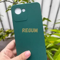 Soft Case Realme C30, C30s Silikon Slim Matte Silikon Sandstone C30 Hijau Tua