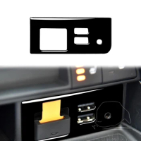 Piano Black Car USB Port Decoration Sticker For Mazda MX-5 MX5 2016-2020 Interior Auto Styling Trim
