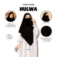 QAINISA HULWA Tudung Sarung Labuh Berdagu Ironless Purdah Bidang 60 50 45