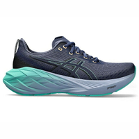 Asics Novablast 4 D [1012B704-401] 女 慢跑鞋 寬楦 運動 路跑 彈力 穩定 深藍