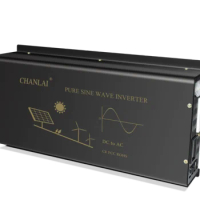Off Grid Pure Sine Wave Solar Power Inverter 2000W 12V/24V/48V/96V DC to 120V/220V/230V/240V AC Voltage Converter Wired Control