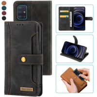 Samsung Galaxy A51 4G Case Notebook Style Card Case Leather Wallet Flip Cover For Samsung Galaxy A51 4G Luxury Cover Stand Card