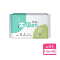 【宏瑋】太厚駕到純水濕紙巾 多彩款80抽/包(x6包)