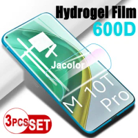 3PCS Hydrogel Film For Xiaomi Mi 10t Pro Mi10t Water Gel Film Xiomi 10 t Full Cover Safety Film For Xiaomi10t Not Tempered Glass