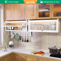 Etife Lemari Dapur Gantung Lemari Dinding Dapur Rak Gantung Dapur Kabinet Dapur Atas Rak Penyimpanan