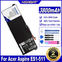 HSABAT AC14B18J AC14B13J 3800mAh Laptop Battery for Acer Aspire ES1-511 ES1-512 V3-111P CB3-531 311 TravelMate B115 B116 MS2394