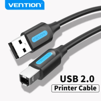 Vention USB Printer Cable USB Type B Male to A Male USB 2.0 Cable for Canon Epson HP ZJiang Label Printer USB 2.0 Printer Cable