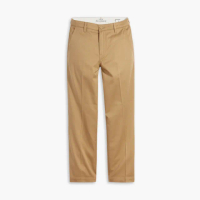 【LEVIS 官方旗艦】男款 微正裝卡其直筒休閒褲 / 彈性布料 卡其 熱賣單品 39662-0014
