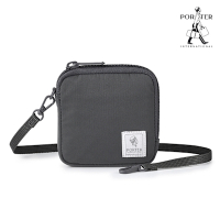 PORTER INTERNATIONAL - 機能輕靚MID零錢包 - 鐵礦灰
