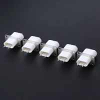 5Pcs Electronic Microwave Oven Magnetron 4 Filament Pin Sockets Connector For Haier Midea Galanz Original Microwave Oven Parts