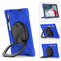 Heavy Duty Case For Lenovo Xiaoxin Pad Pro 2022 11.2 inch Tab P11 Pro Gen2 TB-132FU 138FC 360 Rotating Cover With Handle Grip