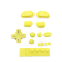 Yellow D Pad For Nintendo New 3DS XL LL Console L R Trigger Button Home Buttons Screws Cover