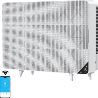Air Purifiers for Home Bedroom, Wall-Mounted HEPA Air Purifier for Home Large Room, Smart Air Cleaner with Activated Carb