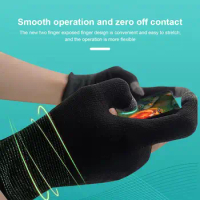 Game Gloves Breathable Non-slip Portable Lightweight For Mobile Games Game Finger Cots Sweat-proof Nano-silver Fiber Sensitive