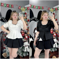 ÁO GẤM BIGSIZE HOA NỔI TẦNG BÈO [TNT SHOP BIGSIZE 60KG 90KG] Nữ Top