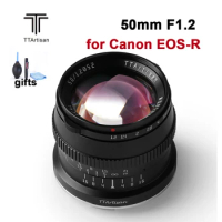 TTArtisan 50mm F1.2 Standard Prime Lens APS-C MF Portrait Len For Canon EOS-R RP RF Mount Cameras R5 R6 R7 R10