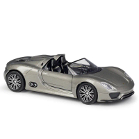 Porsche 918 Spyder Concept, WELLY, รุ่นรถสปอร์ตดึงกลับ, โลหะผสม, ของเล่น, สเกล 1:36, เหมาะสำหรับการร
