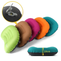 【May Shop】戶外TPU旅行充氣枕 旅遊空氣枕頭