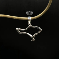 Dewi Souvenir Silver | Liontin Pulau Bali Perak Bali 925