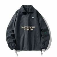 MND VINTAGE WORK JAKET CASUAL JACKET UNISEX WINDBREAKER GREY XL