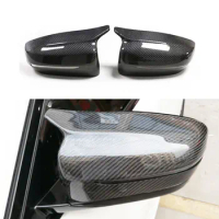 Dry Carbon Fiber Material Mirror Cover For BMW 5 8 Series F90 M5 F91 F92 M8 2018 UP Add On Style