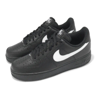 【NIKE 耐吉】休閒鞋 Air Force 1 07 男鞋 女鞋 黑 白 AF1 經典 情侶鞋(FZ0627-010)