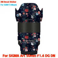 Art 50 F1.4 DG DN Anti-Scratch Lens Sticker Protective Film Body Protector Skin For SIGMA Art 50mm F1.4 DG DN for SONY E Mount