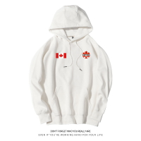 加拿大Canada國家隊服足球運動訓練衣服連帽套頭衛衣球衣秋冬款男