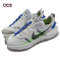 Nike 休閒鞋 Crater Impact GS 女鞋 海外限定 舒適避震 透氣 環保理念 大童 灰藍 DB3551-020